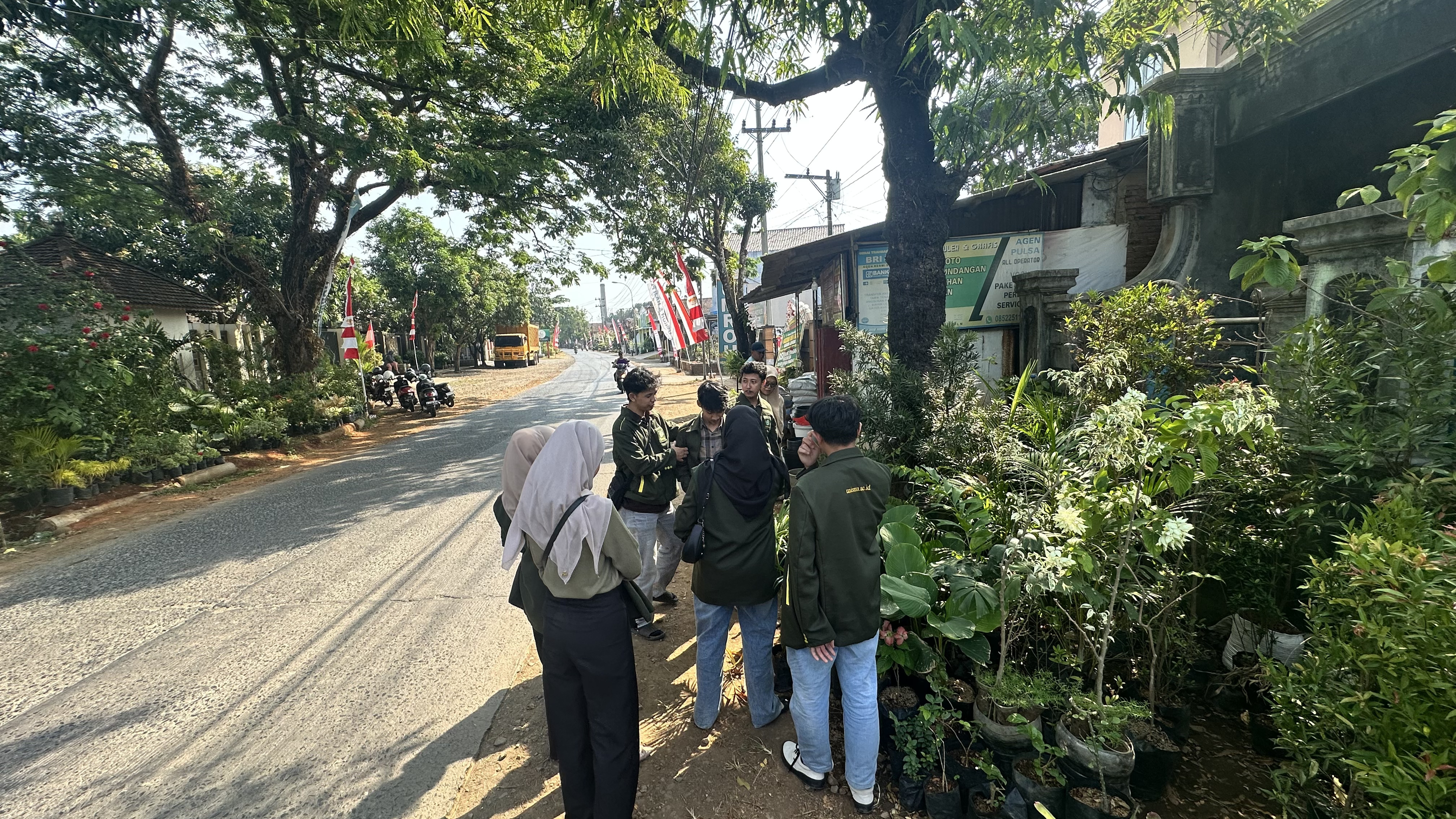Membeli tanaman persiapan program kerja kini garden